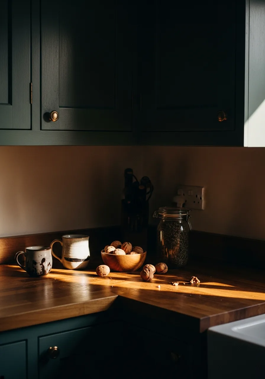 48. Soft Warm Under-Cabinet Lighting