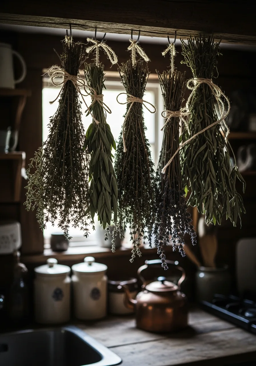 9. Dried Herb Bundles