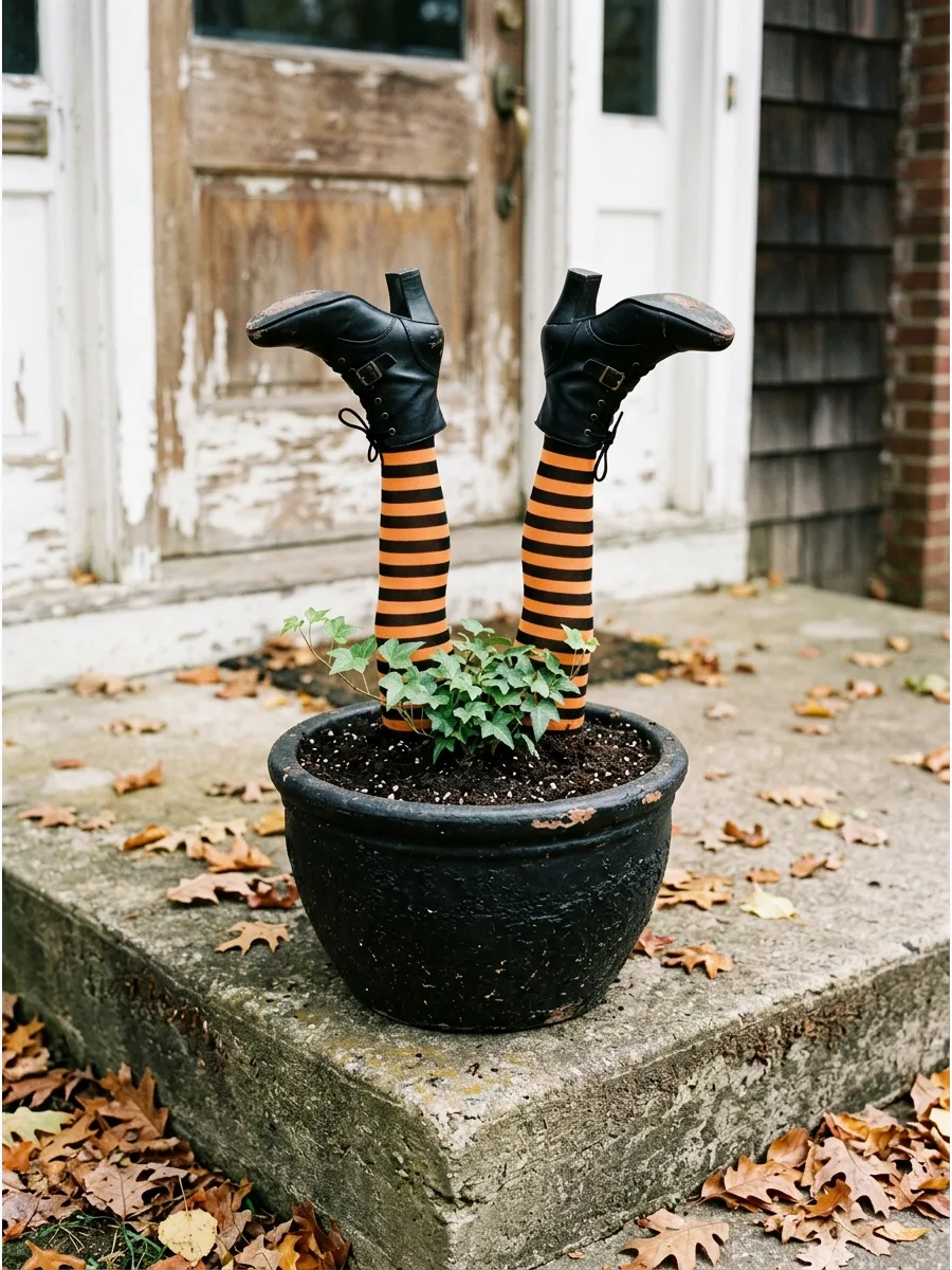 11. Crashed Witch Planter