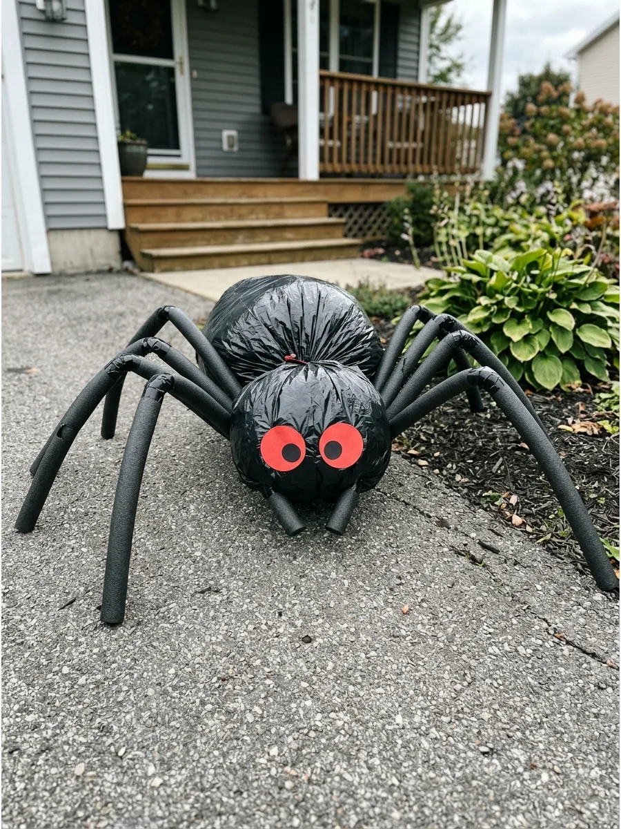 13. Giant Trash Bag Spiders