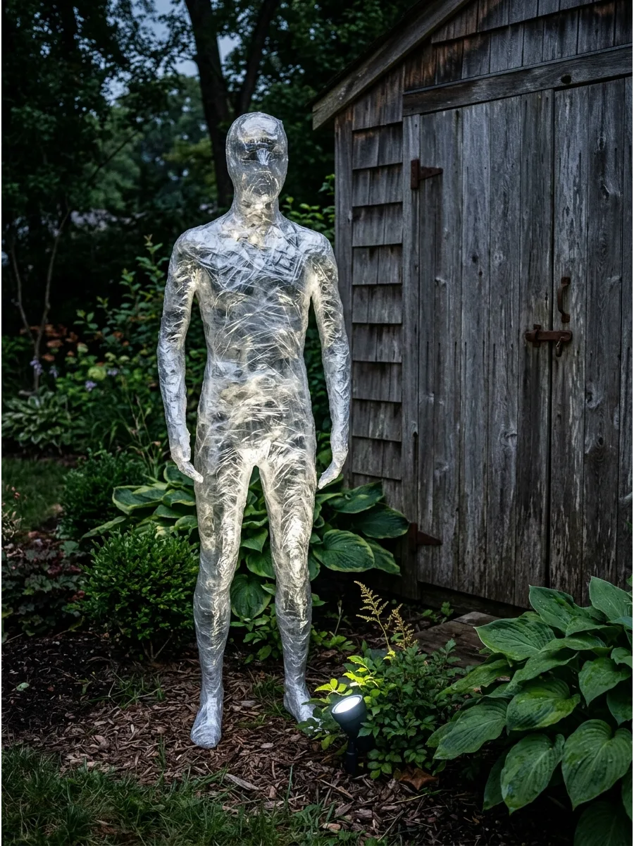 15. Packing Tape Ghost Figure