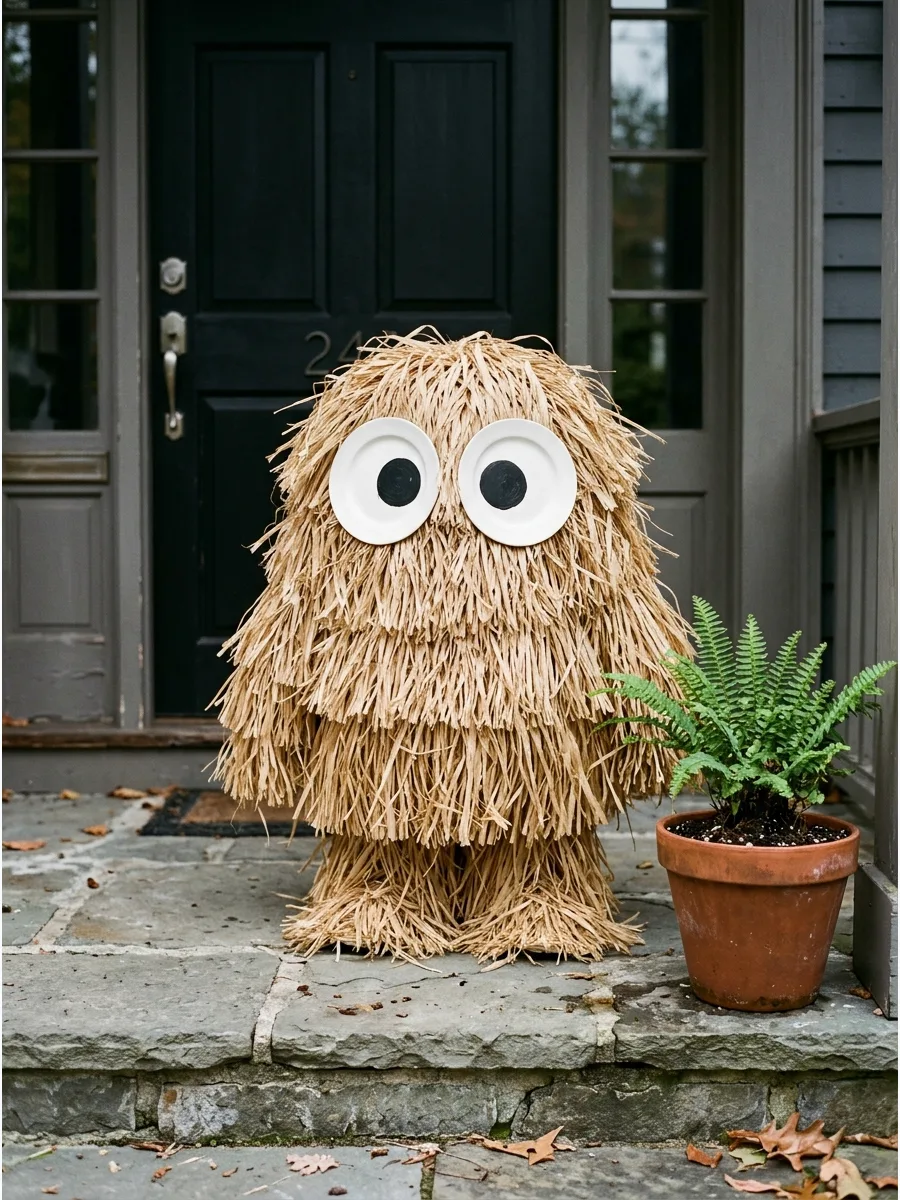 19. Woven Grass Porch Monster