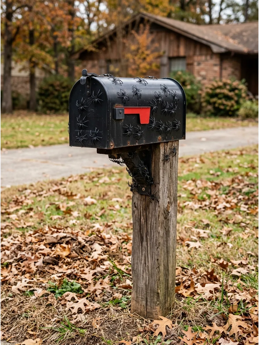 22. Magnetic Spider Mailbox Swarm