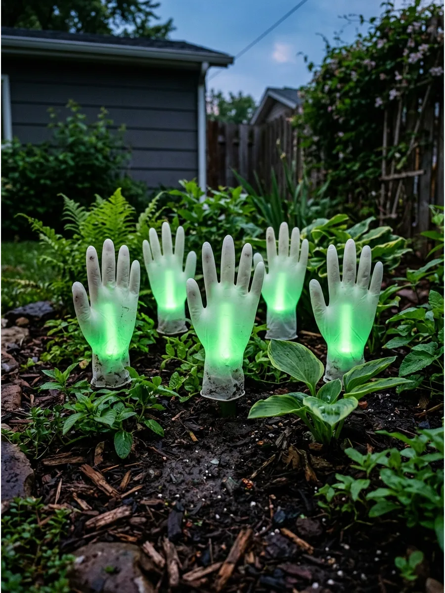 27. Glowing Latex Glove Hands