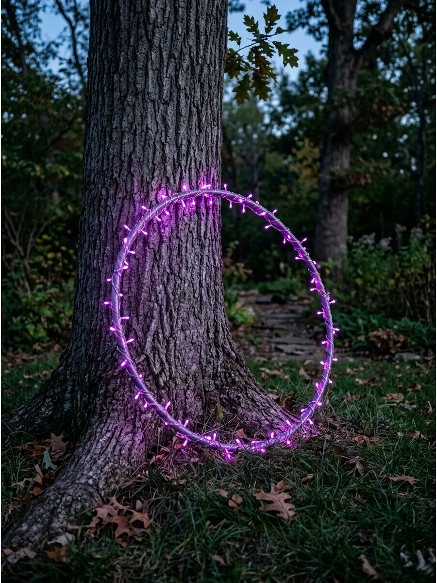 36. Glowing Hula Hoop Portals