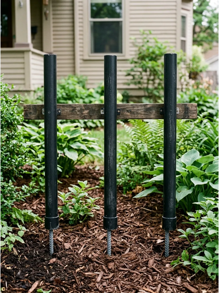 47. PVC Pipe Graveyard Fence