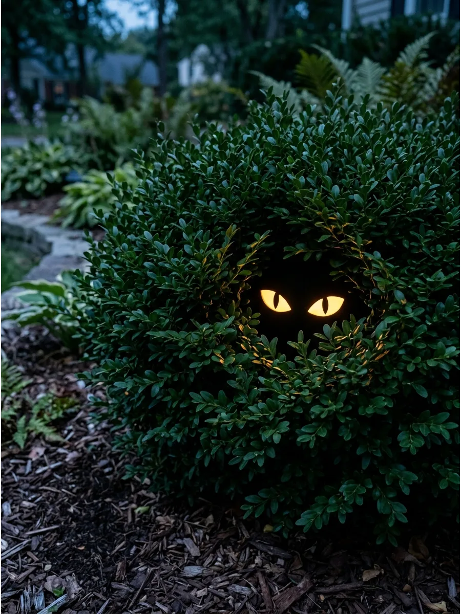 6. Glowing Eye Hedges