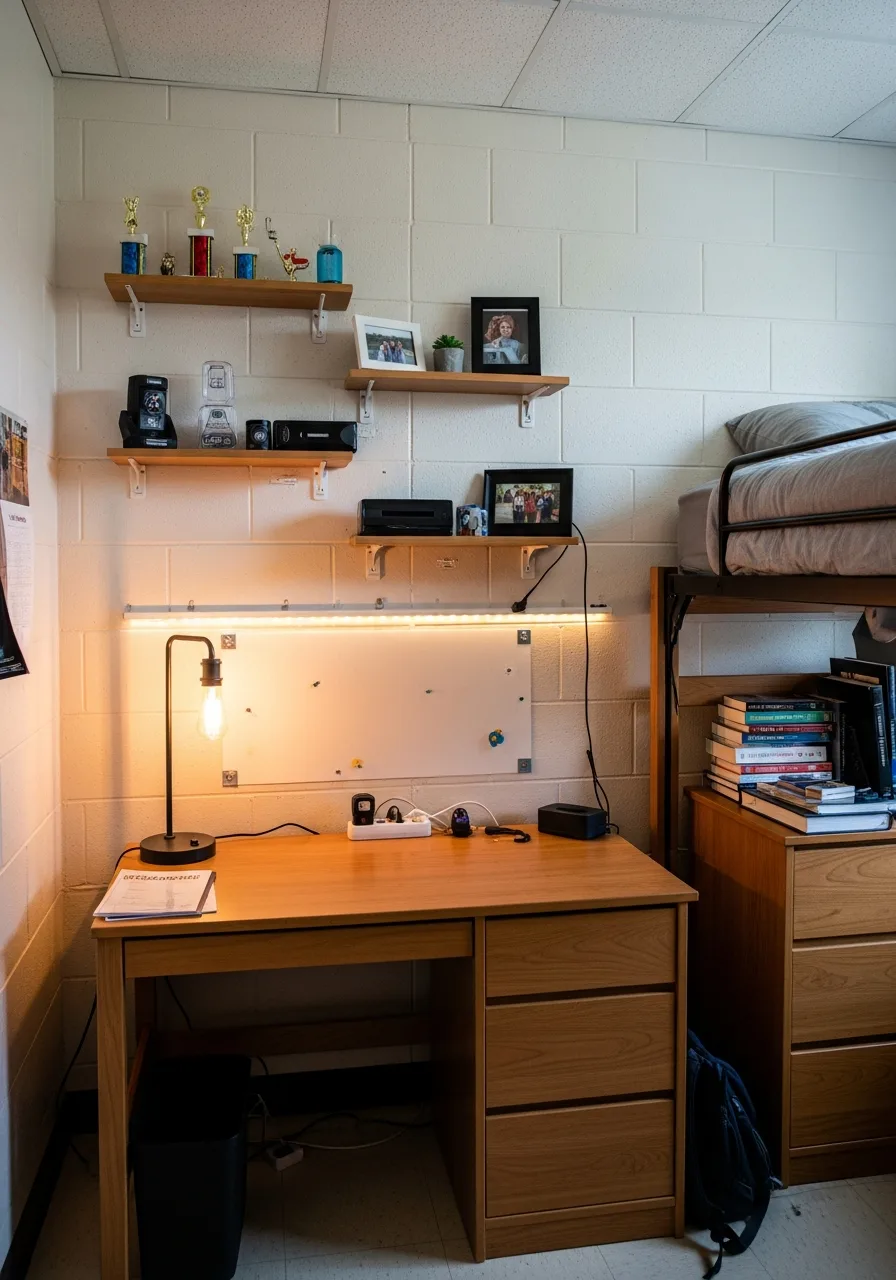 13. Mount Adhesive Wall Shelves