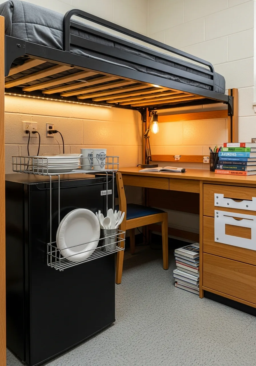 17. Magnetic Fridge Shelf Caddy