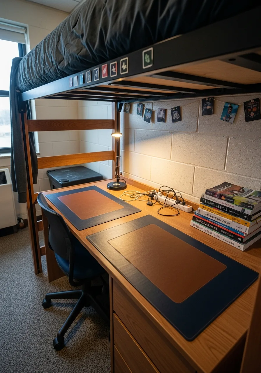 27. Faux Leather Desk Protector
