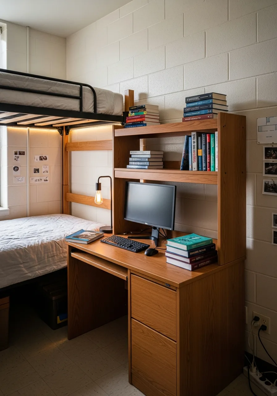 4. Install a Desk Hutch