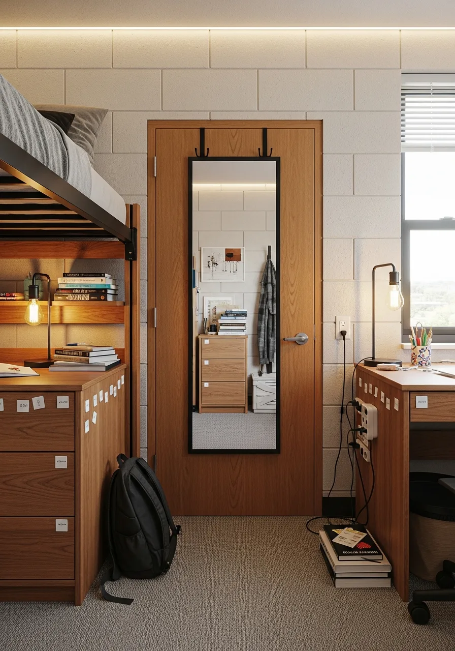 8. Hang a Door Mirror
