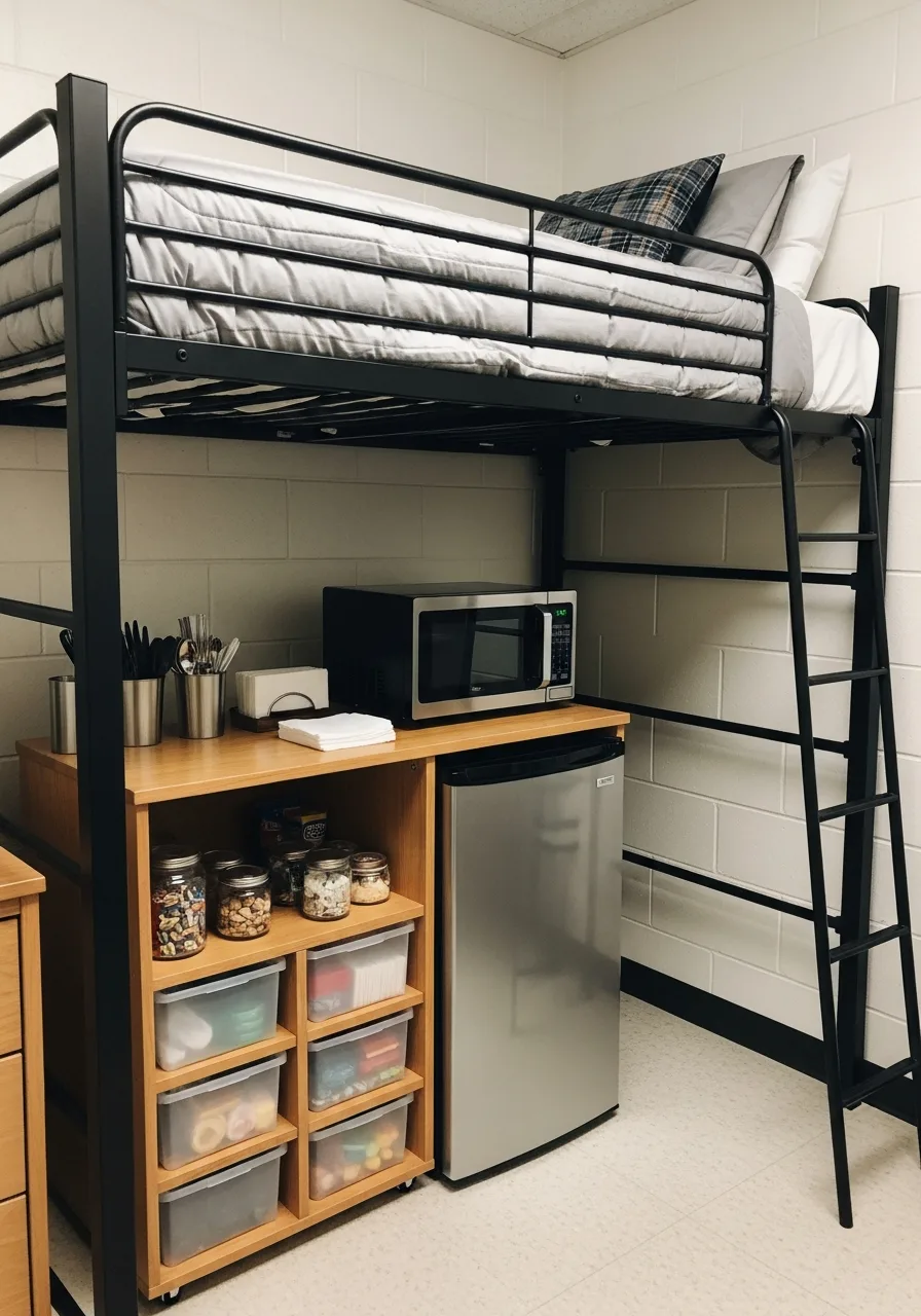 10. Snack and Fridge Hub