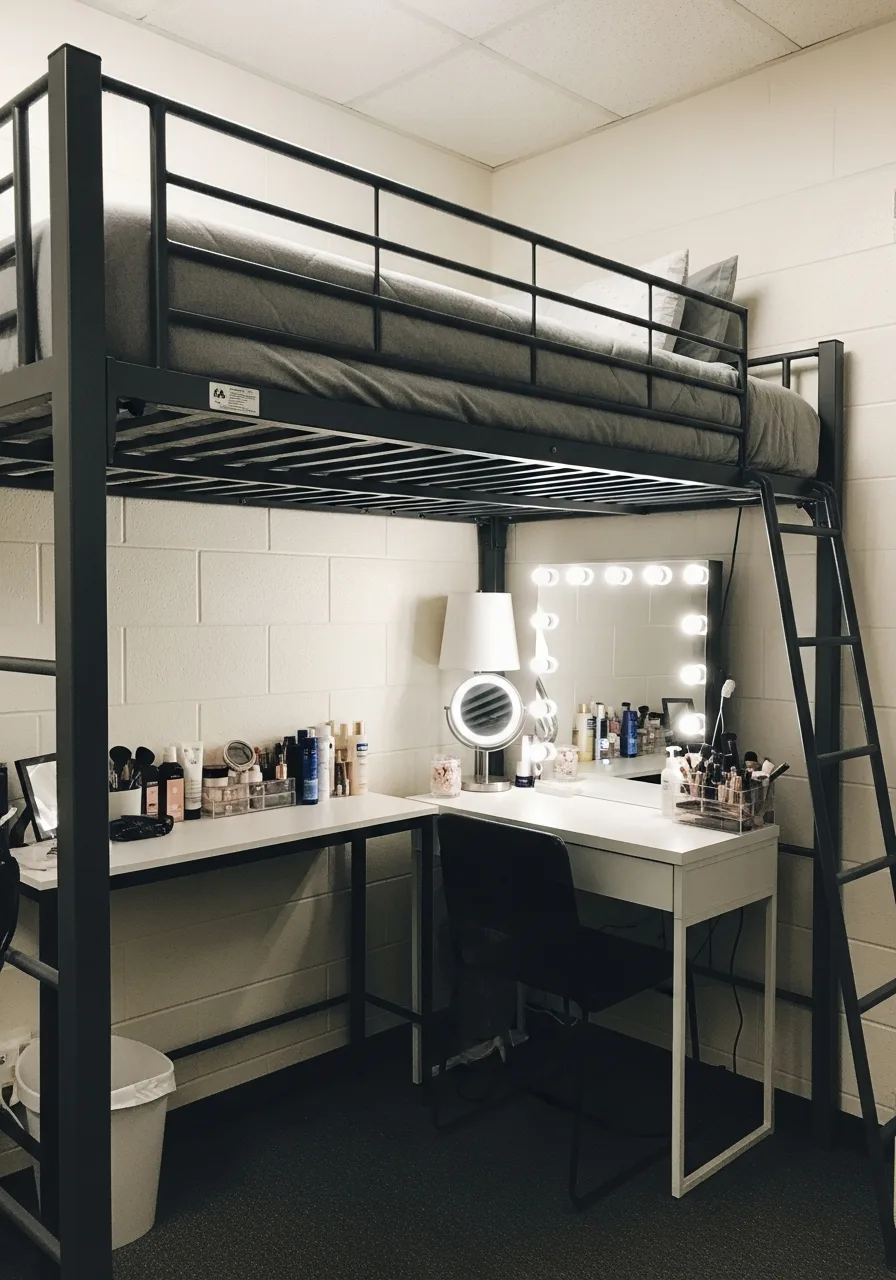 8. Vanity and Makeup Station