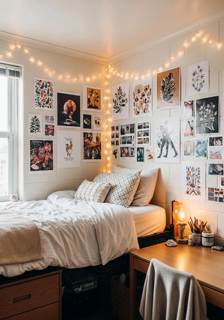 1. Dorm Gallery Wall