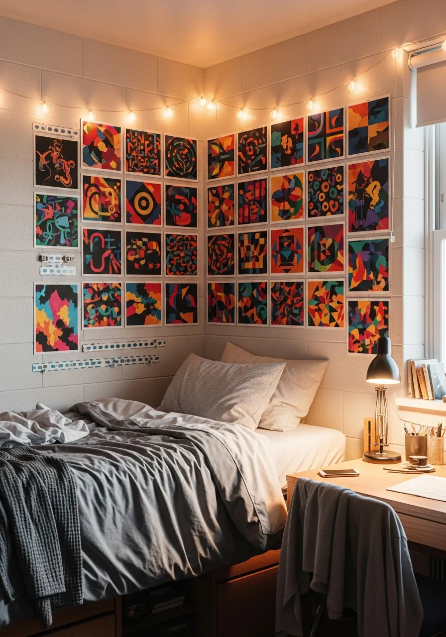 19. Music Poster Wall