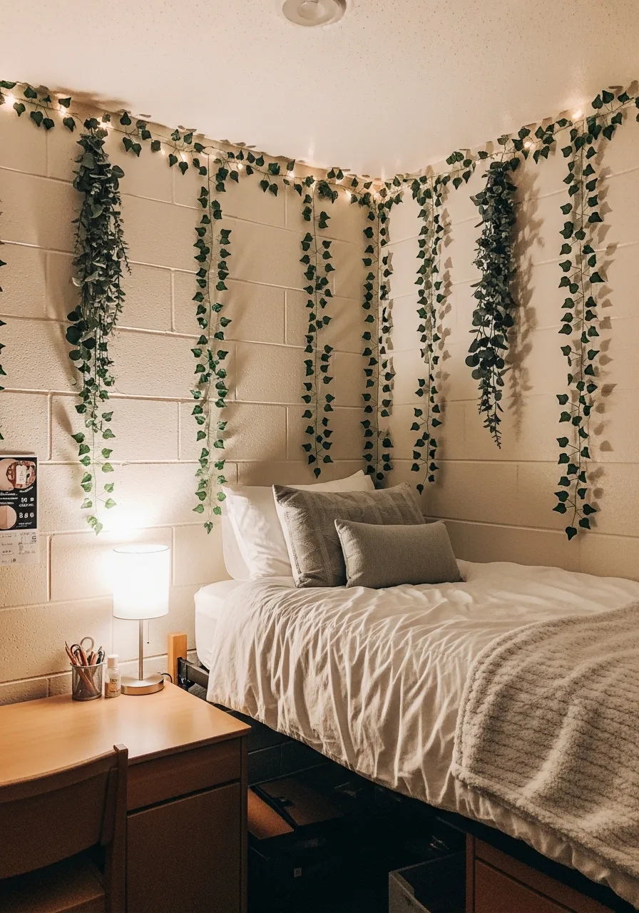 22. Dorm Wall With Vines
