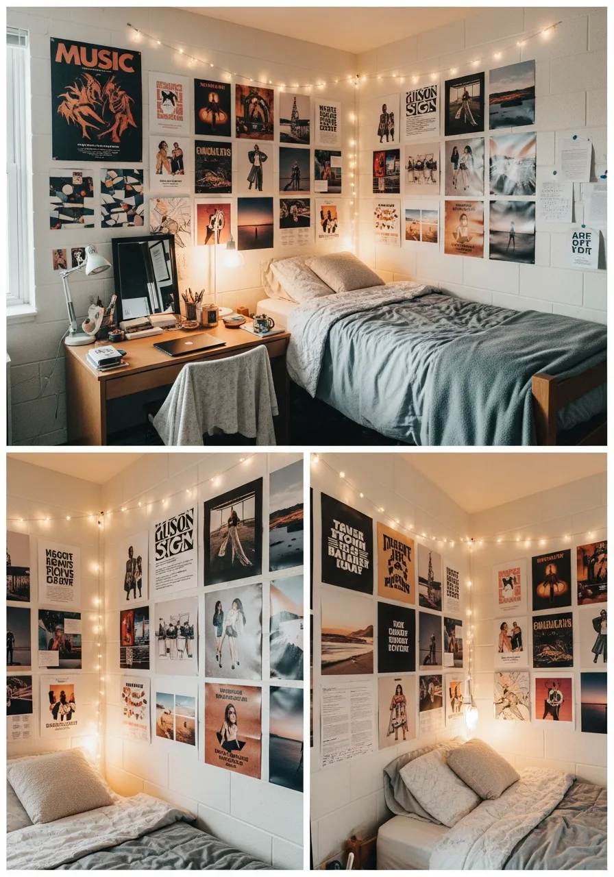 3. Aesthetic Poster Wall
