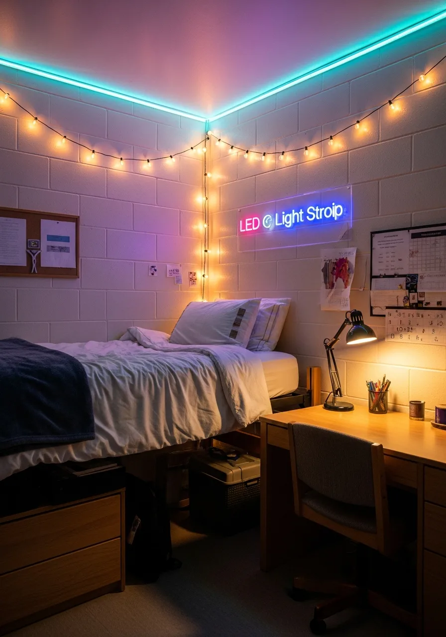 6. LED Light Wall Decor