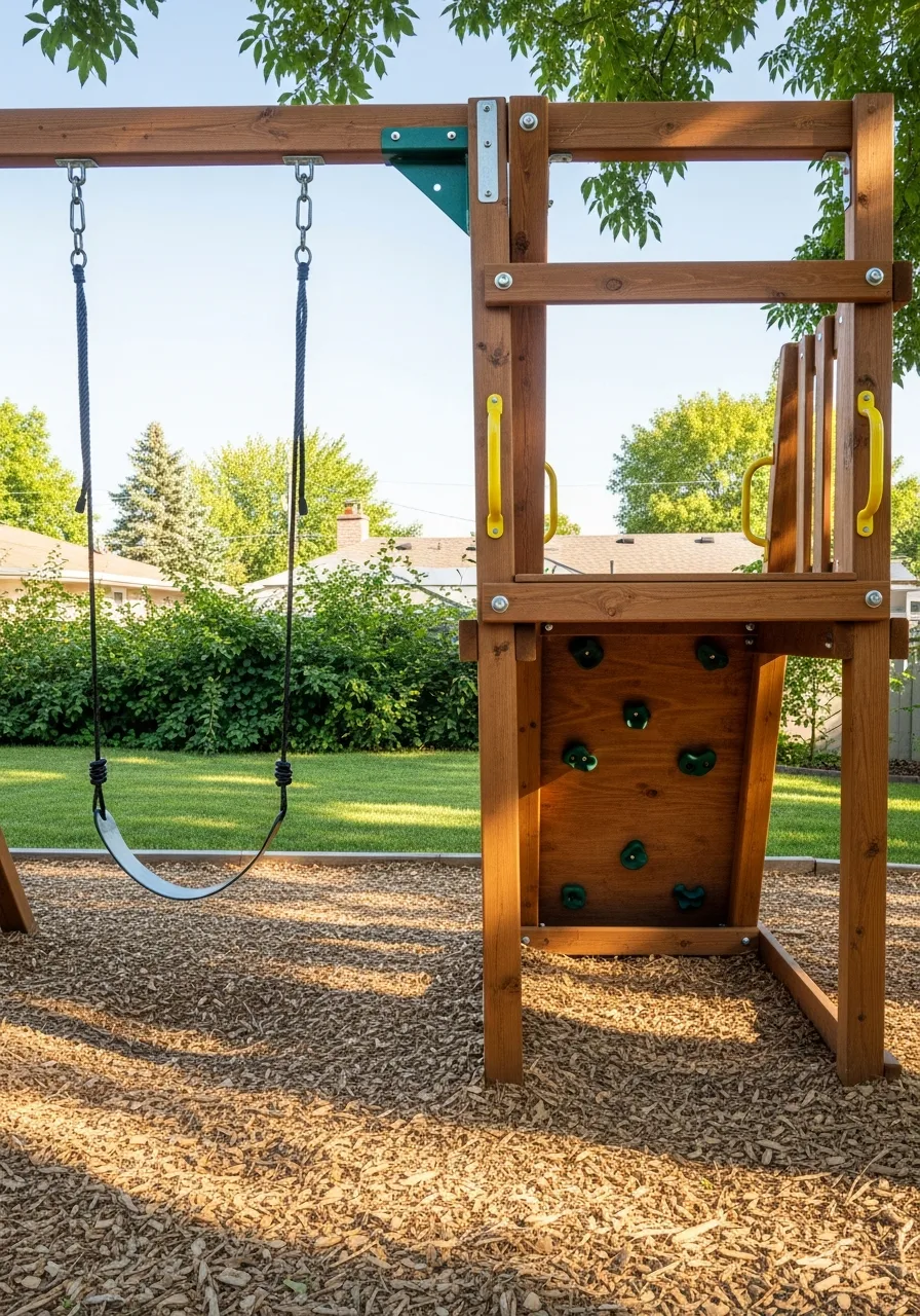 11. DIY Swing Set