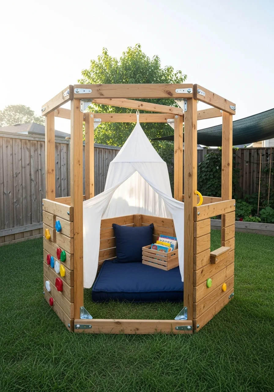 13. Backyard Reading Nook