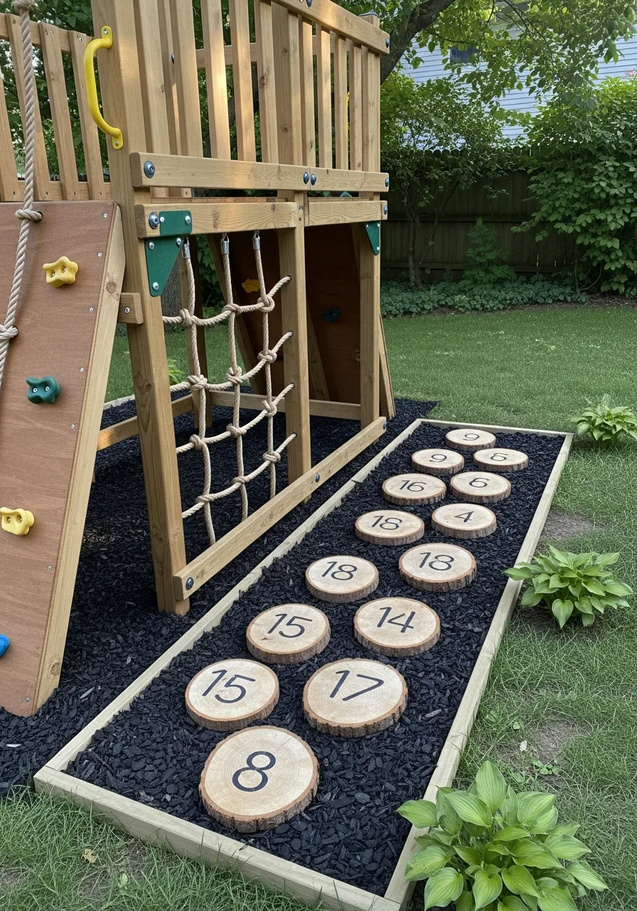 18. DIY Hopscotch Path