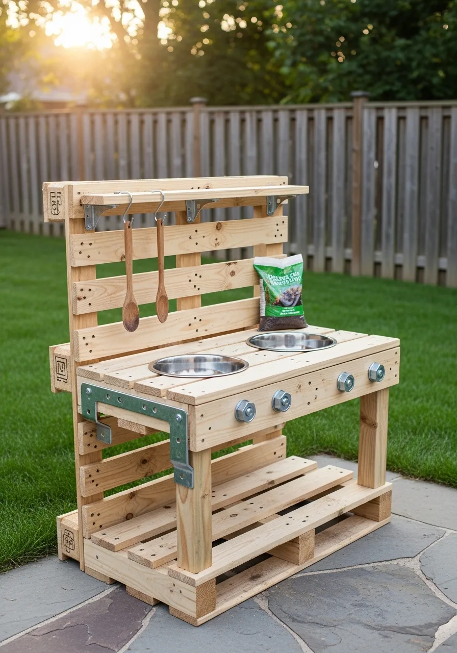 4. DIY Mud Kitchen