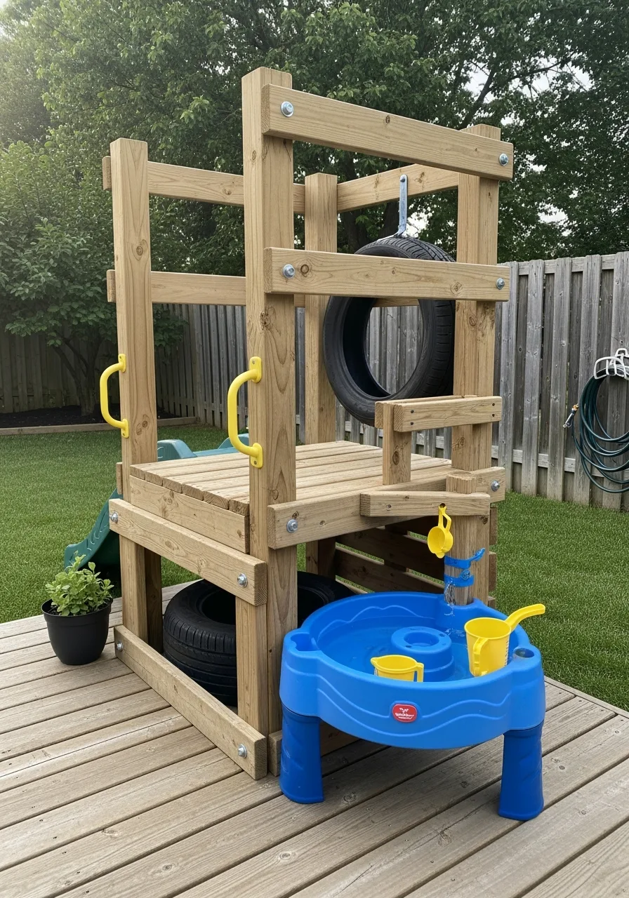7. DIY Water Play Station
