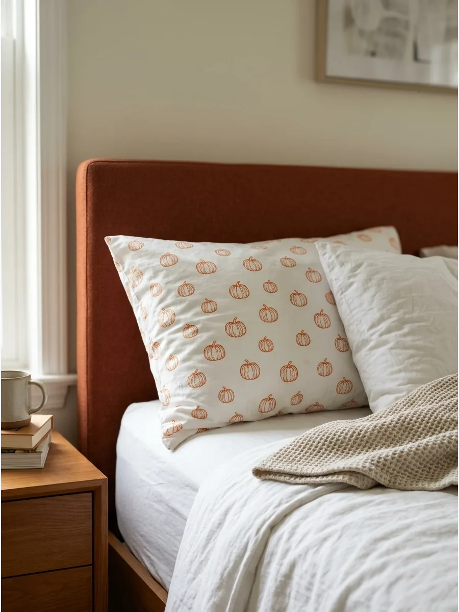 50. Subtle Pumpkin Print Sheets