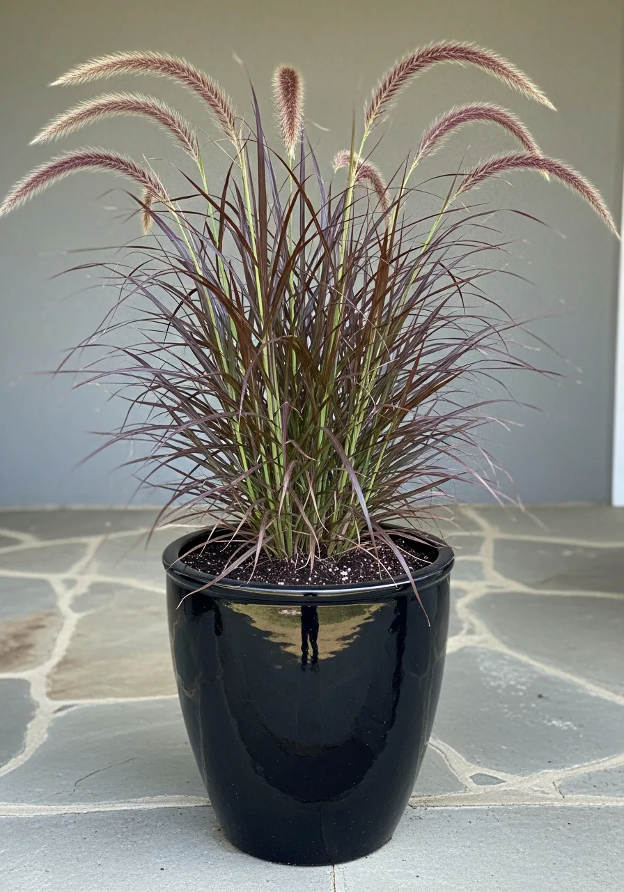 19. Tall Ornamental Grass Planters