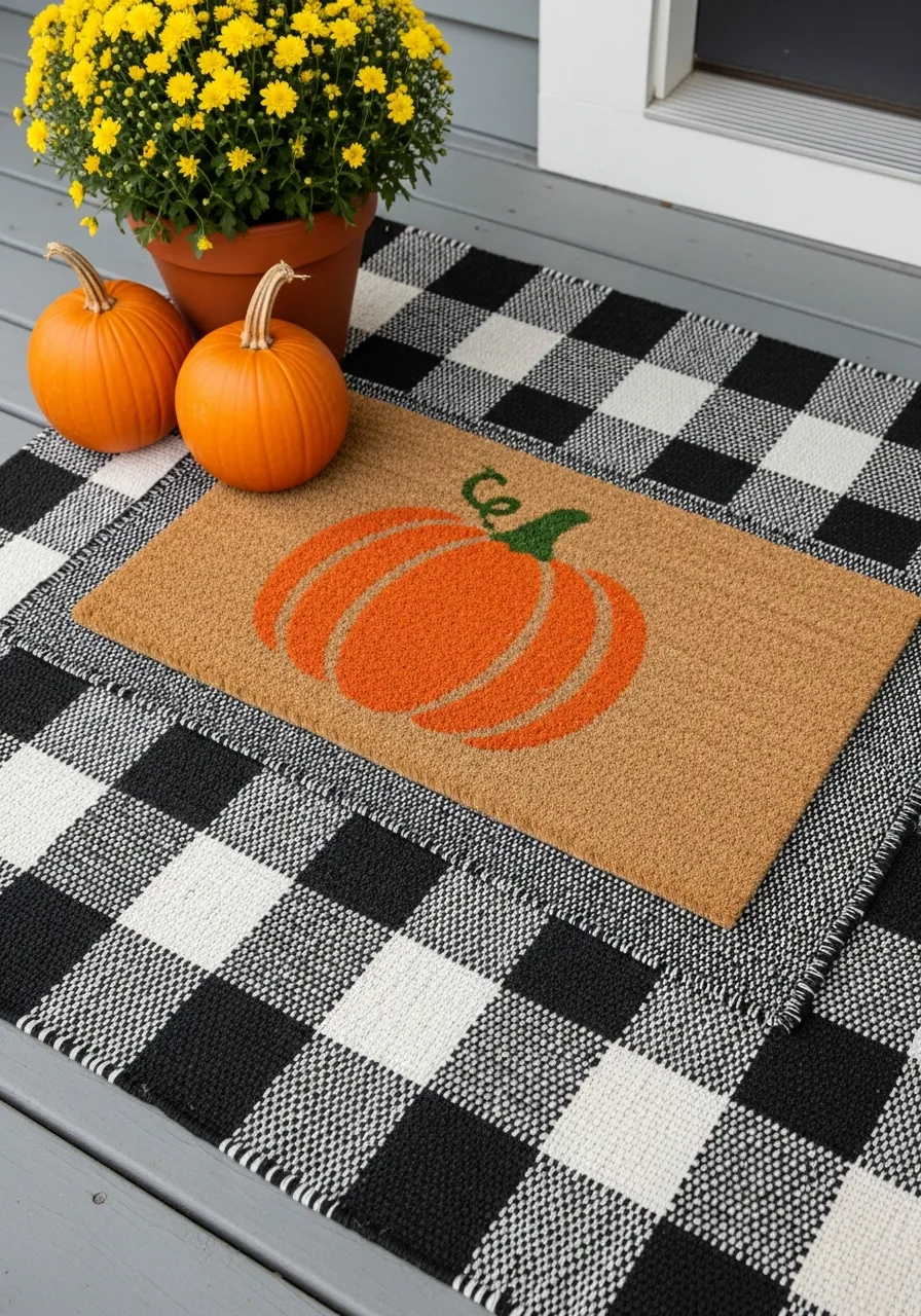 33. Layer Your Outdoor Rugs