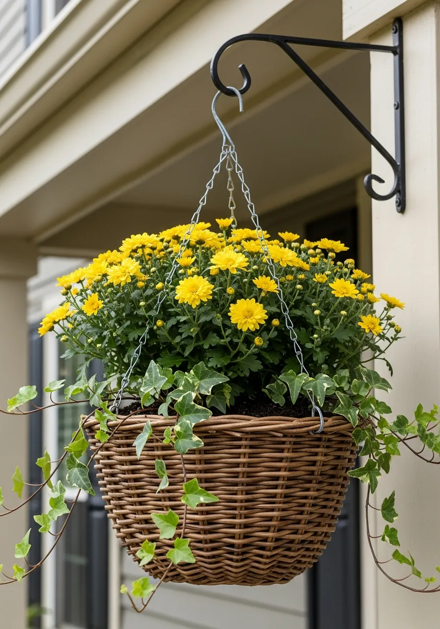 45. Hang Seasonal Fall Baskets