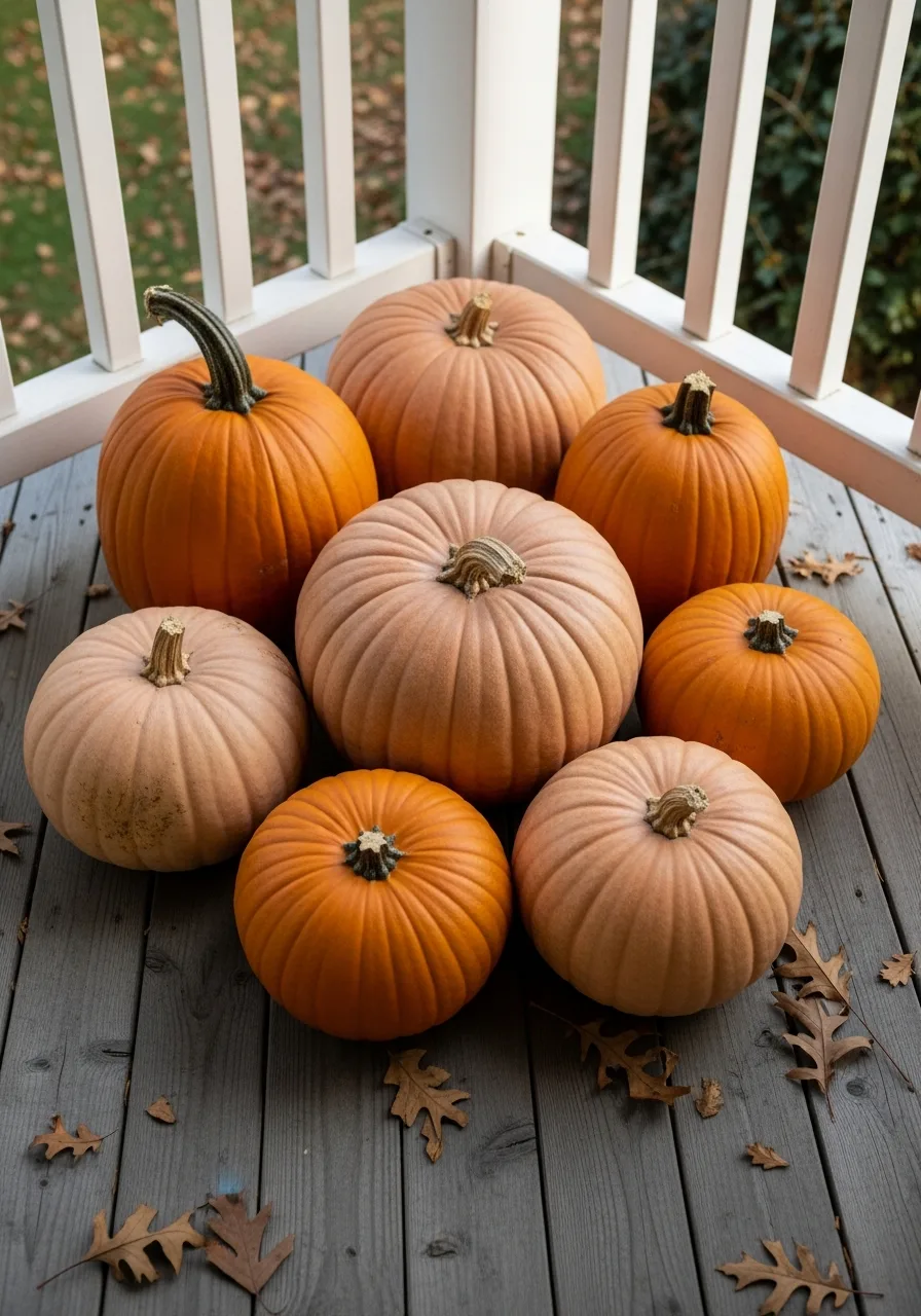 50. Create Budget-Friendly Pumpkin Clusters