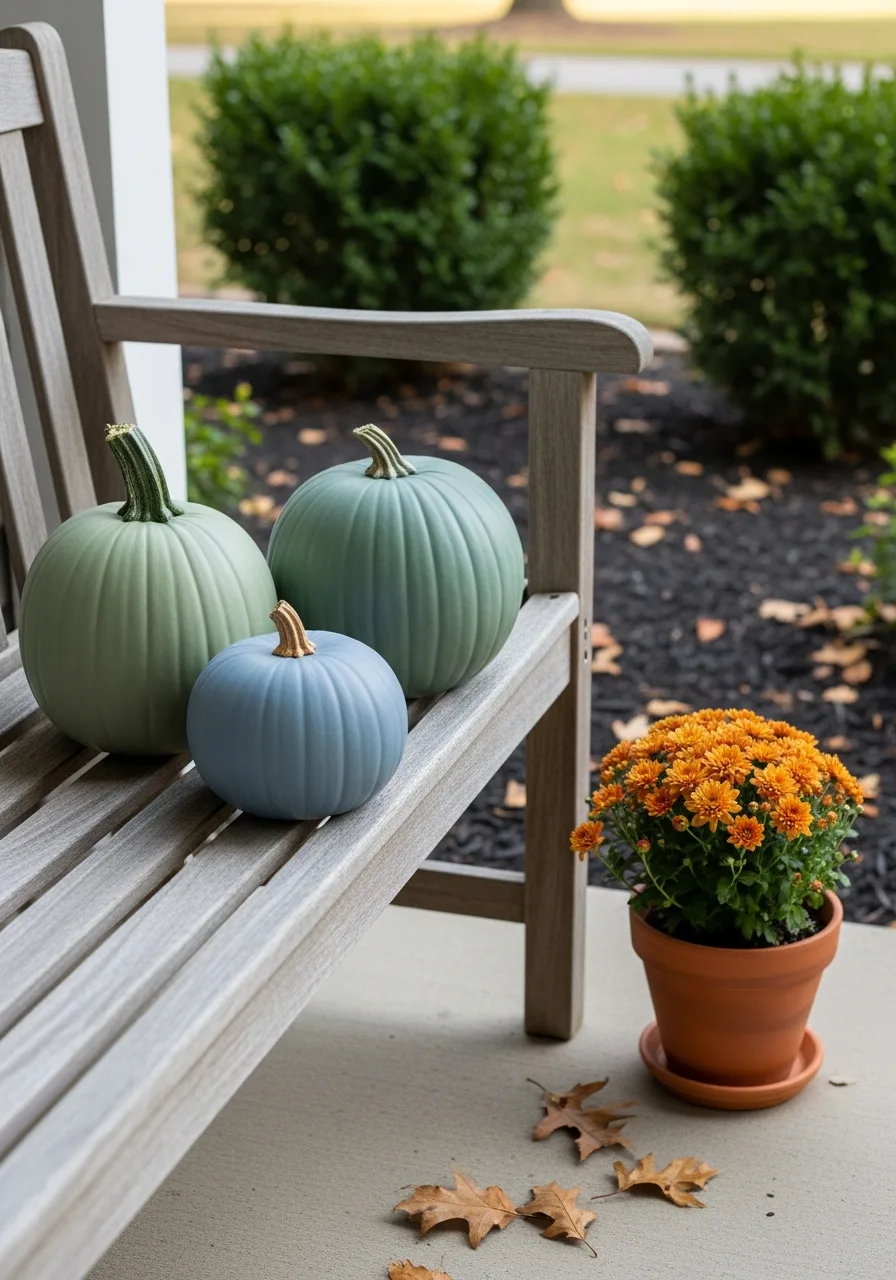 52. Paint Reusable Faux Pumpkins