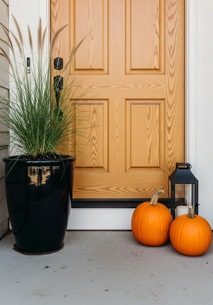 7. Asymmetrical Doorway Display
