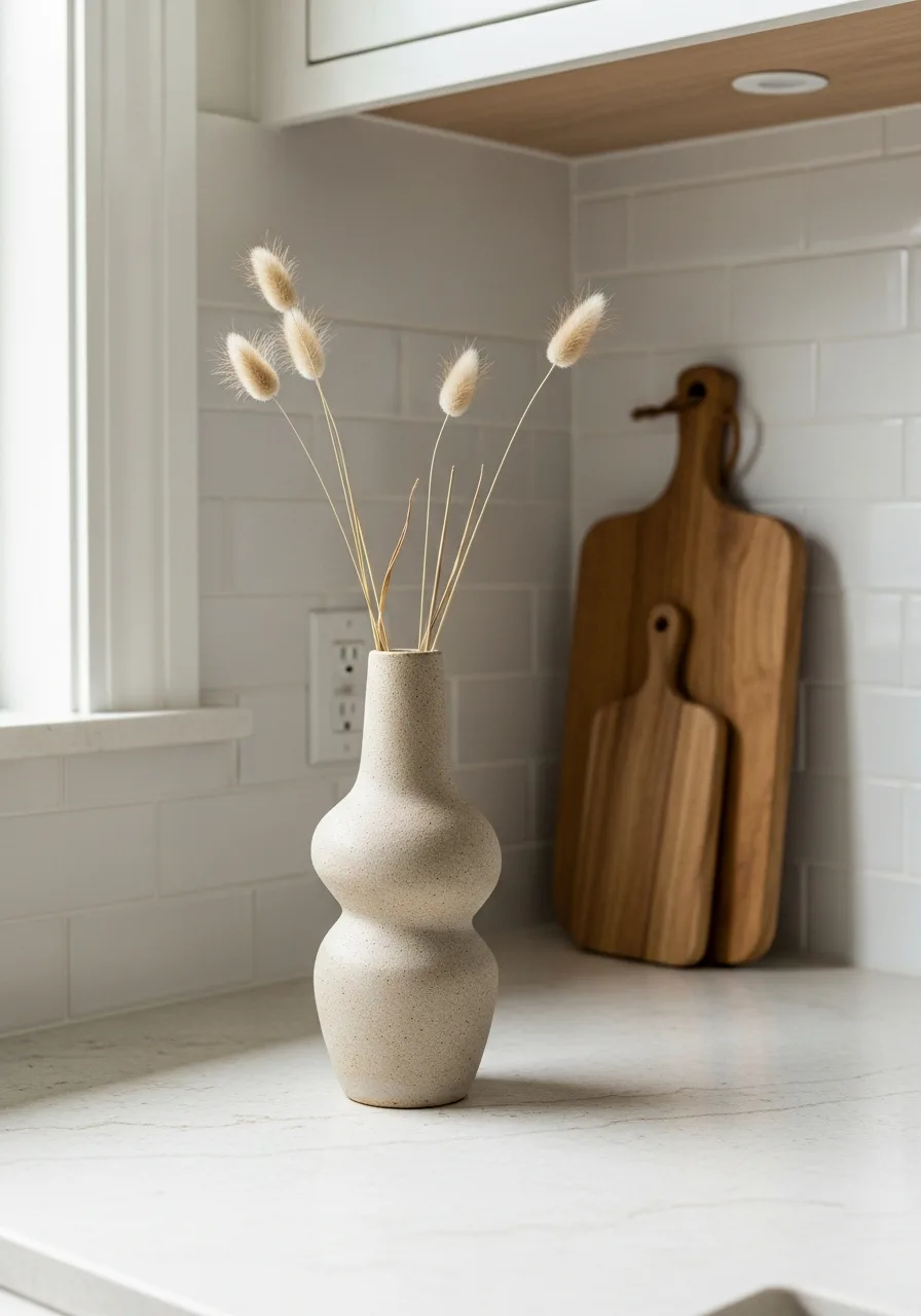 14. Add a Sculptural Vase