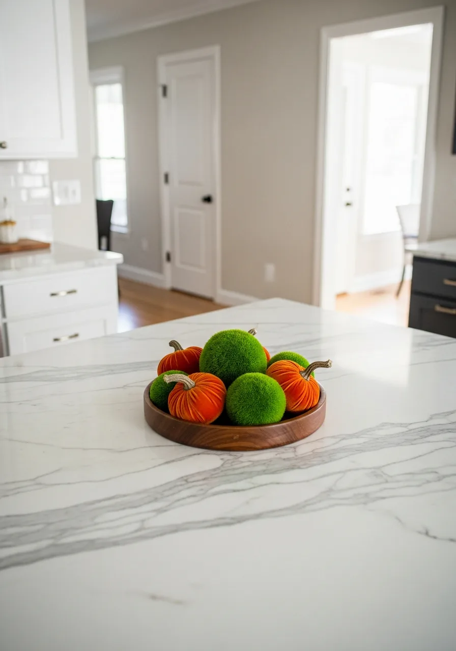 15. Single Statement Fall Island Decor