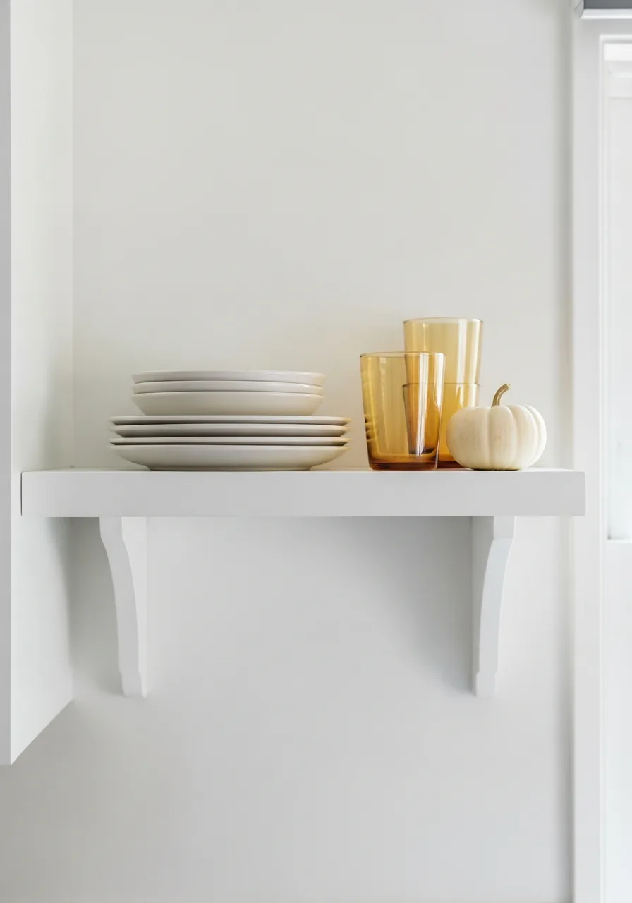 16. Style Open Shelves for Fall