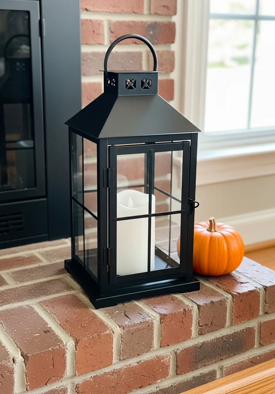 12. Lanterns with LED Pillars