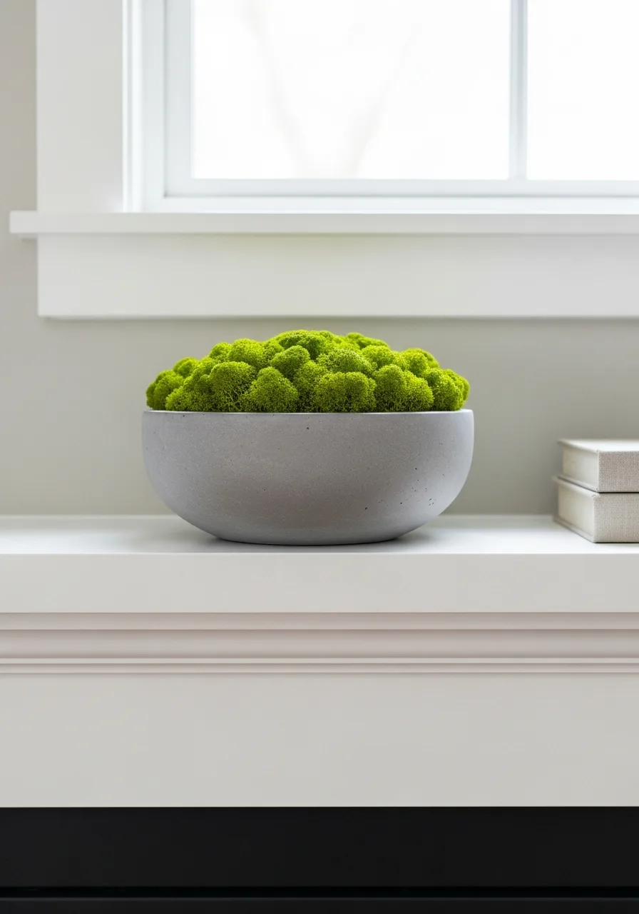 15. Stone Vessel with Moss