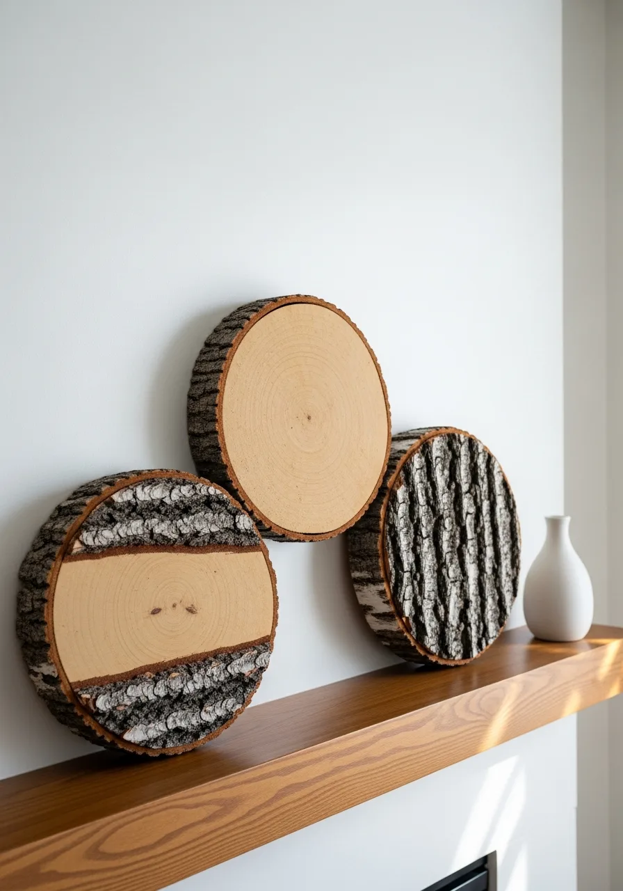 19. Staggered Birch Wood Rounds