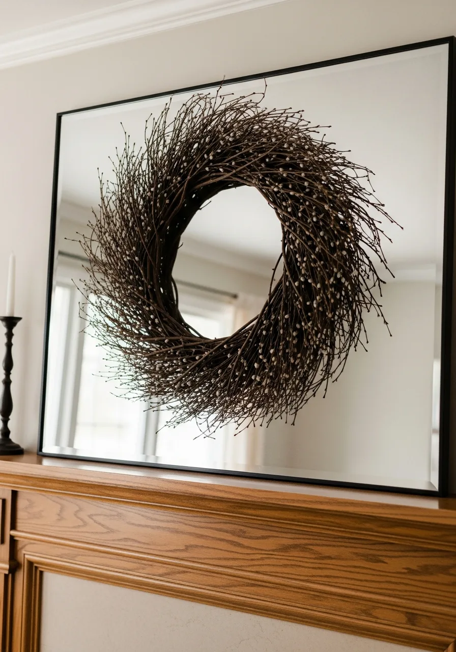 25. Woven Willow Branch Wreath