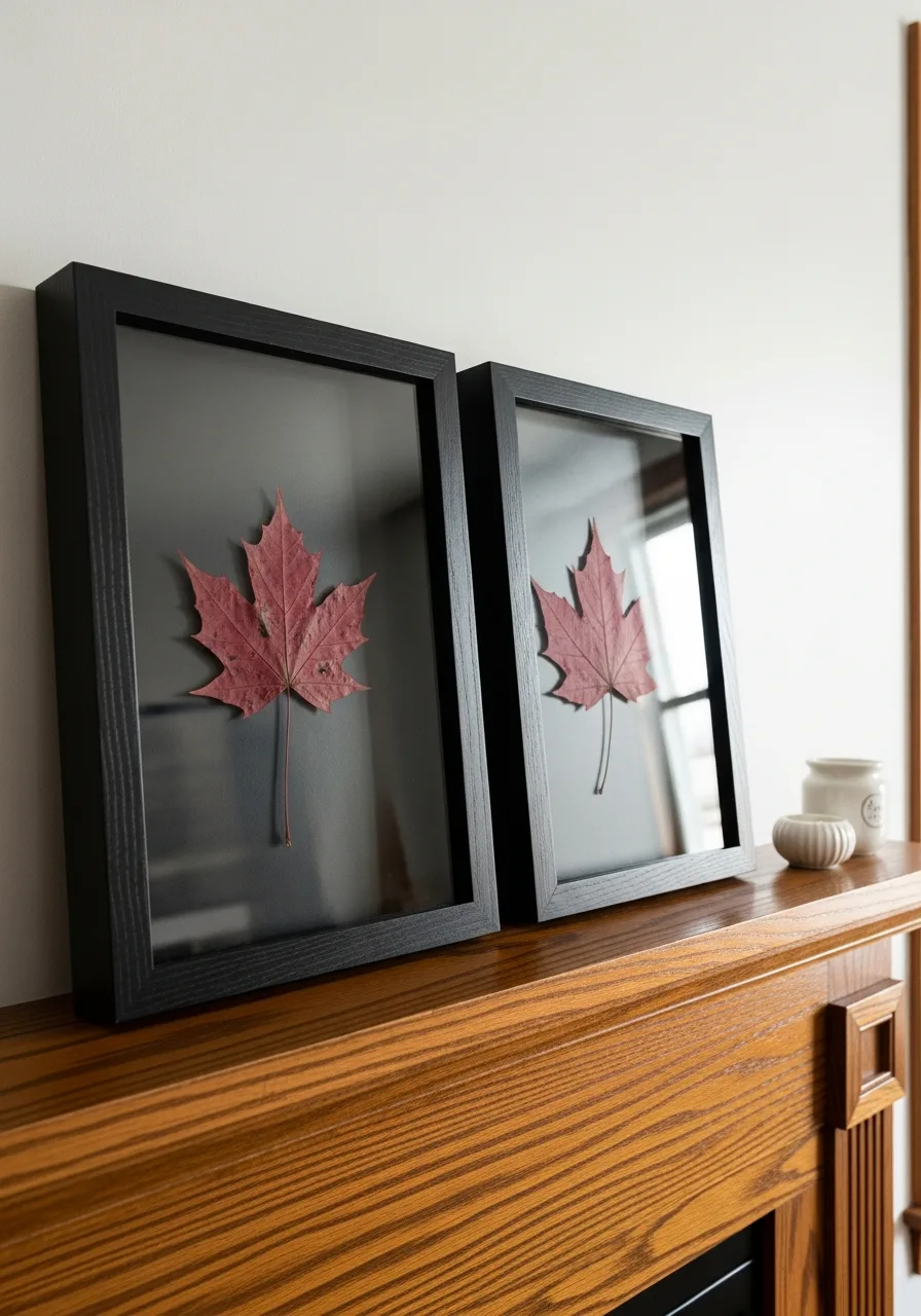 29. Pressed Leaf Shadow Boxes