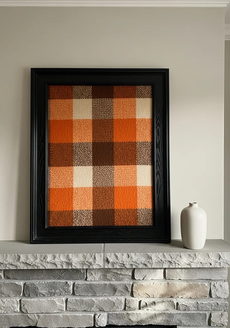 48. Framed Textile Swatch