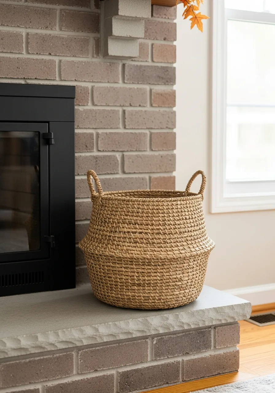 8. Woven Baskets for Hearth
