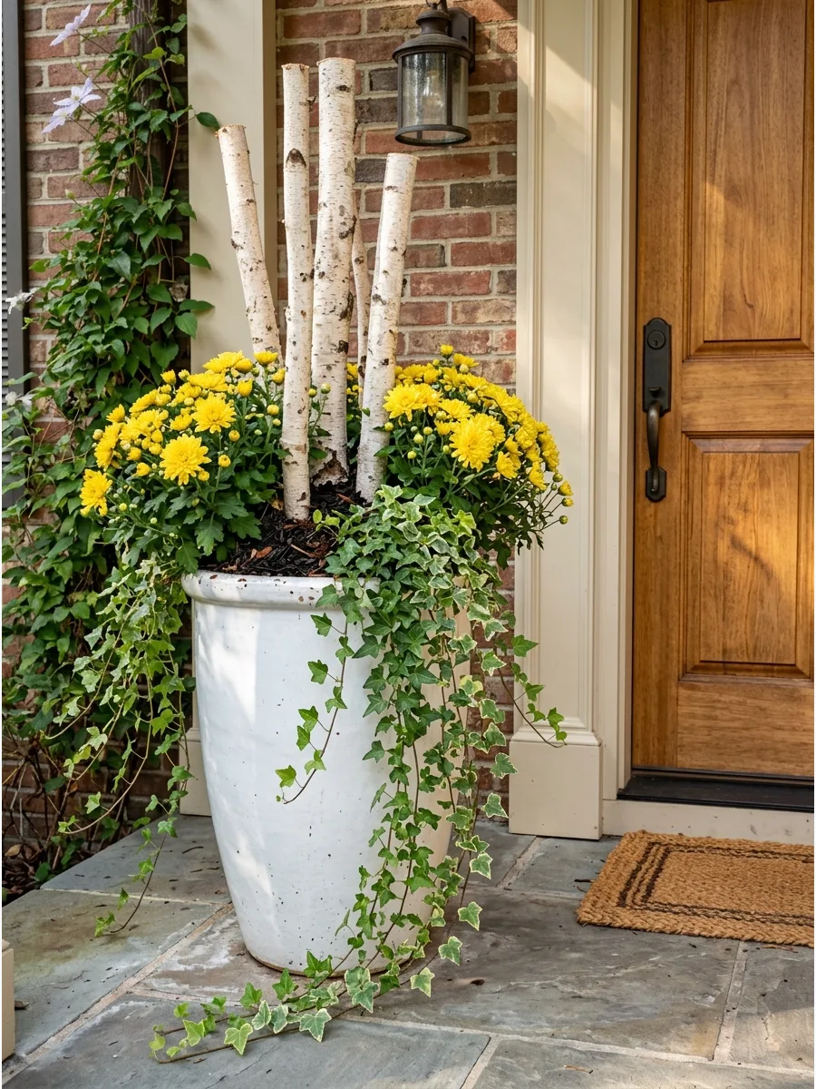 20. Tall Front Door Urn