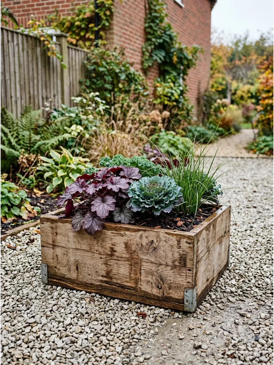 49. Low Maintenance Fall Foliage Pot