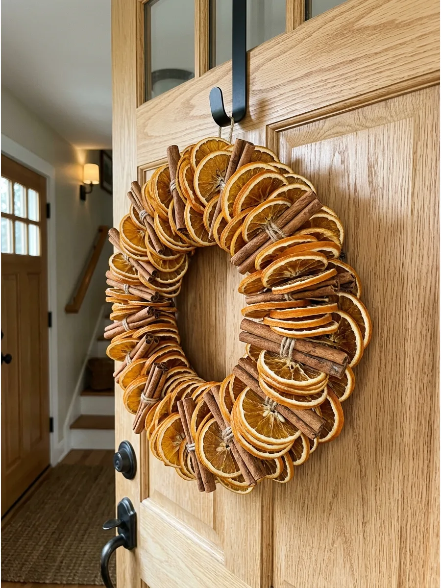 17. Dried Orange Cinnamon Wreath