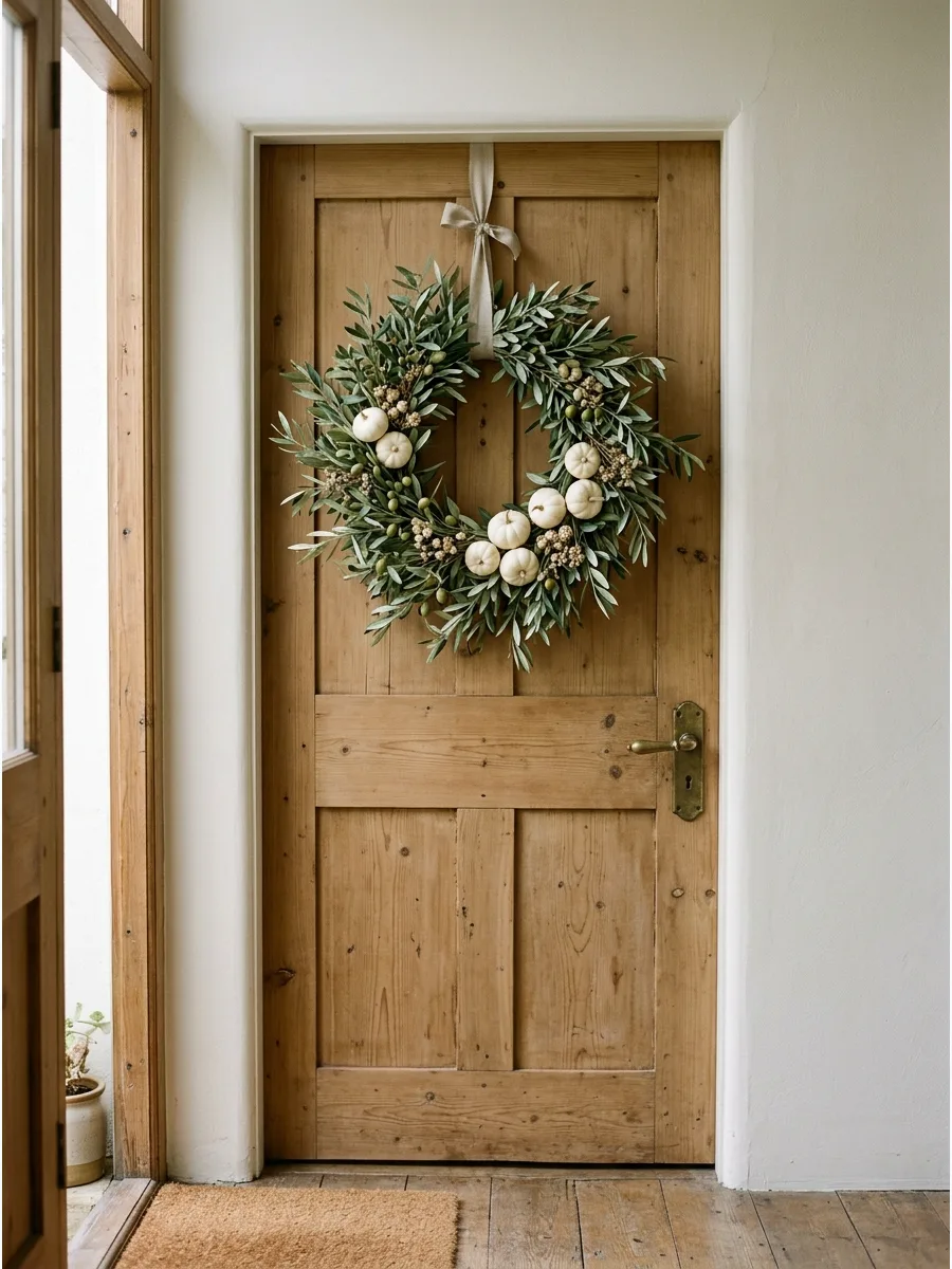 28. Olive Branch Gourd Wreath