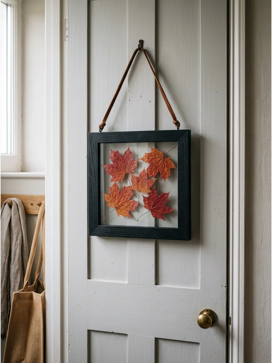 29. Pressed Maple Leaf Frame